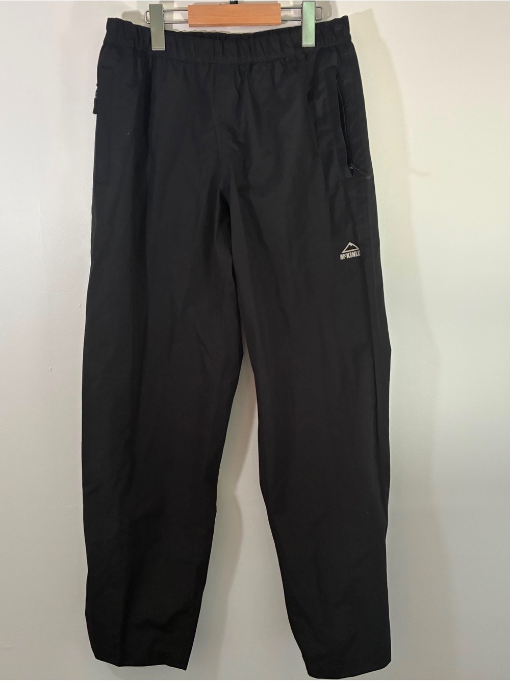 McKINLEY AQUAMAX Elite Waterproof Outdoor Pants – Black – Size Medium (M)